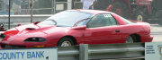Red 4th-Gen Camaro Ss Drag Car